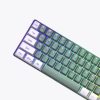 Smooth and fast response, well-designed green and white keycaps, well-designed keyboard with cool lighting effects and streamer effect.