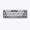 Modern, portable, easy-to-clean style, optional gray and white keycaps, lightweight feel, simple design, cool lighting effect keyboard