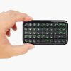 Multifunctional high-end mini portable and practical wireless black keyboard for boys and girls to hold in one hand