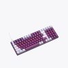 Personalized, beautiful, and sensitive purple keycaps with full-key collision-free, high-quality color matching, new and comfortable purple keyboard