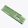 Sophisticated, intuitive, high-quality, full-key rollback, smooth, multi-color keyboard available in dark, light, green, pink, and purple
